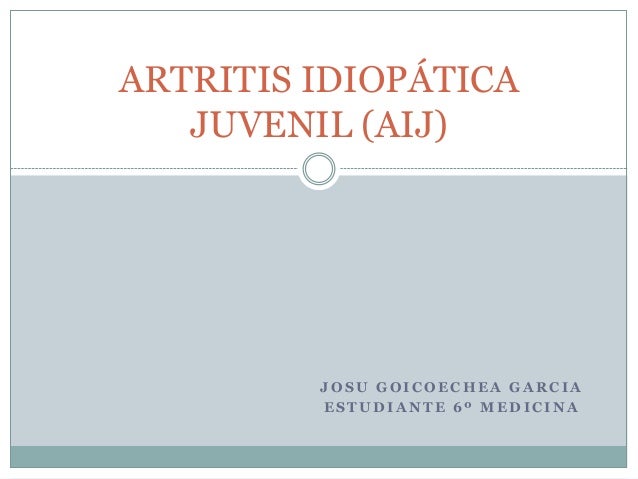 Artritis Idiopatica Juvenil Pdf
